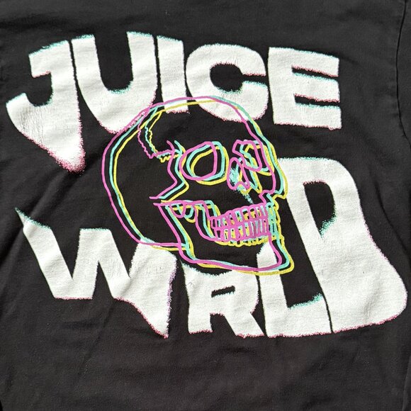 Juice WLRD "Neon Skull" Long-Sleeve T-Shirt - Size S - Picture 2 of 6